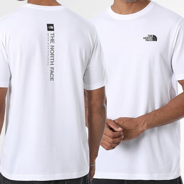 The North Face - T-Shirt Korte Mouw Vertical A8JPP Wit
