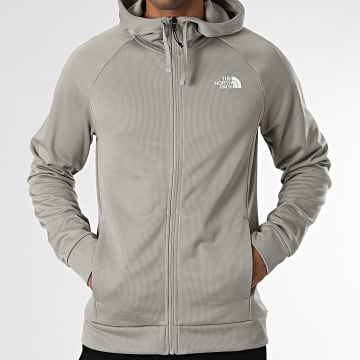 The North Face - Hoodie Met Ritssluiting Capuchon Reaxion 2.0 A8DVY Grijs