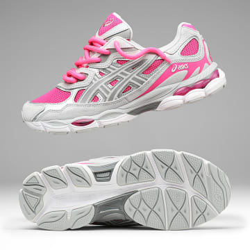 Asics - Baskets Gel NYC 1203A383 Pink Glow Concrete x SUPERLACED