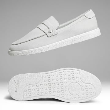 Lacoste - Elegante mocassins Cochet 226 Grijs Wit