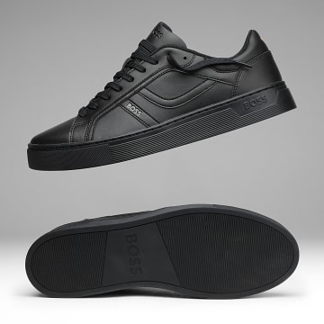 BOSS - Zapatillas Rhys Tenn 50562636 Negro