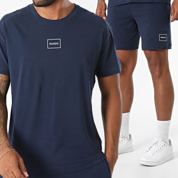HUGO - Set T-Shirt und Jogging-Short Laze 50525236 50525247 Marineblau