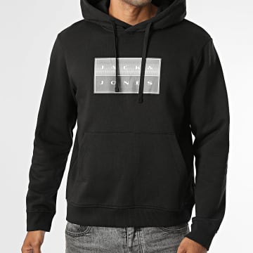 Jack And Jones - Sudadera con Capucha Fusion Box Negra