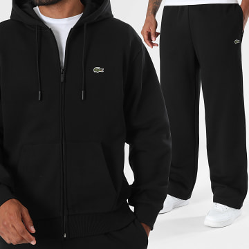 Lacoste - Ensemble De Survêtement Logo Brodé Crocodile Noir