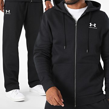 Under Armour - Ensemble De Survêtement Essential Fleece Icon 1373881 1384034 Noir