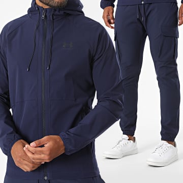Under Armour - Ensemble De Survêtement Vibe Woven 6003001 1386558 Bleu Marine