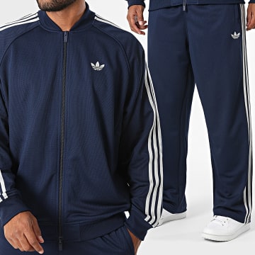 Adidas Originals - Conjunto de pantalón chándal SST Adicolor Mesh TP KR1373-KR1397 Azul Marino