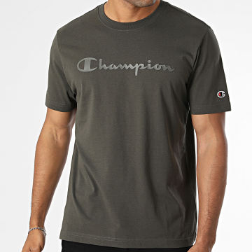Champion - T-Shirt 222992 Donker Kaki Groen