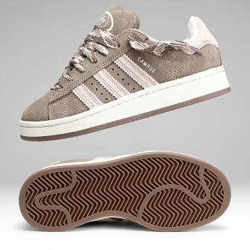 Adidas Originals - Zapatillas Mujer Campus 00s W KK0046 Earth Strata Wonder Quartz Core White