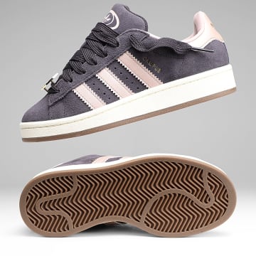 Adidas Originals - Zapatillas Mujer Campus 00s W KK0048 Aurora Black Vapour Grey Metallic Gold Metallic