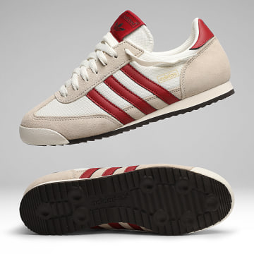 Adidas Originals - Zapatillas R71 JR2011 Off White Team Victory Rojo Wonder Beige