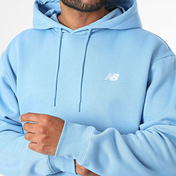 New Balance - Sudadera con capucha relaxed fit MT41511 azul claro