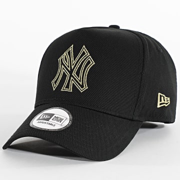New Era - Boné Metallic Outline Eframe NY New York Yankees 60915965 Preto