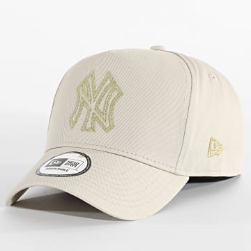 New Era - Boné Metallic Outline Eframe NY New York Yankees 60915731 Bege
