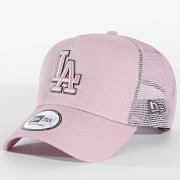 New Era - Chapéu Trucker Outline Eframe LA Los Angeles Dodgers 60915786 Rosa