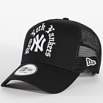 New Era - Boné Trucker Wordmark NY New York Yankees 60915922 Preto