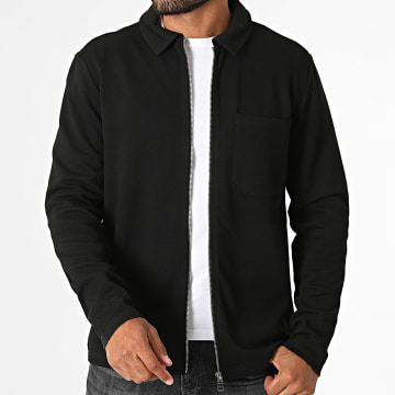 Only And Sons - Chaqueta con cremallera New Kodyl Negro