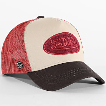 Von Dutch - Gorra Trucker Shield Marrón Beige