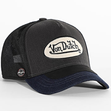Von Dutch - Gorra Trucker Shield Negro Azul Marino