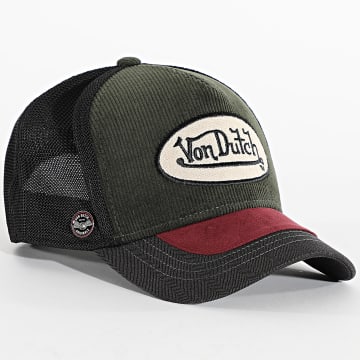 Von Dutch - Gorra Trucker Shield Verde Kaki Negro