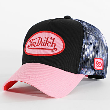 Von Dutch - Gorra Trucker Space Negro Rosa Azul Marino