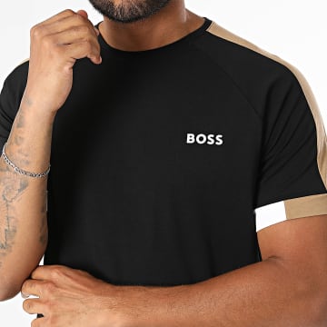 BOSS - Tee Shirt Balance 50566937 Noir Marron Blanc