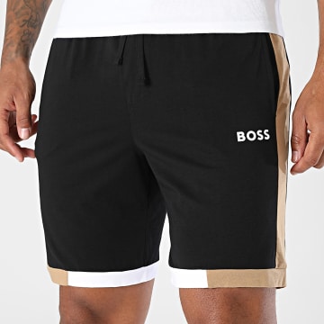 BOSS - Pantalón Corto de chándal Balance 50566954 Negro Marrón