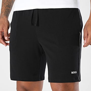 BOSS - Pantalón Corto de chándal A Bandas Unique 50566956 Negro