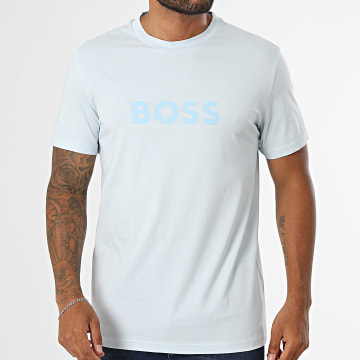 BOSS - Tee Shirt 50491706 Bleu Clair