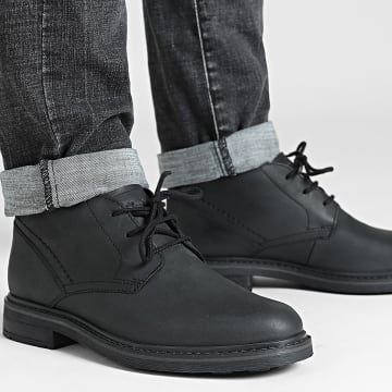 Clarks - Stivali Newford Mid Nero Pelle