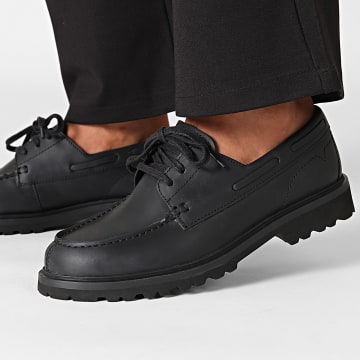 Clarks - Scarpe Berwick Boat Nero