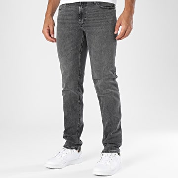 Jack And Jones - Jean Regular Fit Clark Original Gris Anthracite