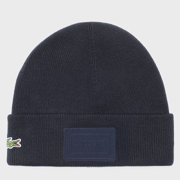 Lacoste - Mütze Logo gesticktes Krokodil Marineblau