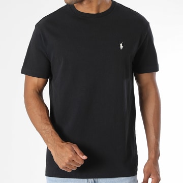 Polo Ralph Lauren - T-Shirt Classic Fit Original Player Schwarz Beige
