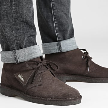 Clarks - Scarpe Desert Marrone Scamosciato