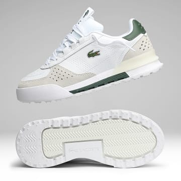 Lacoste - Baskets Femme Slam Break 226 White Dark Green