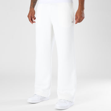 Lacoste - Pantalon Jogging Loose Fit Logo Brodé Crocodile Ton Sur Ton Beige Clair