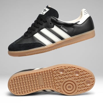 Adidas Originals - Zapatillas Samba OG KK2276 Core Negro Off White Goma 4