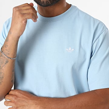 Adidas Originals - Camiseta de Manga Corta Trefoil Essentials KT2470 Azul Claro