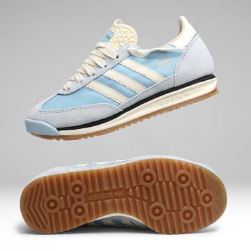 Adidas Originals - Zapatillas Mujer SL 72 RS J KJ7588 Cielo Claro Crema Blanco Negro Base