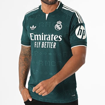 Adidas Sportswear - Maglia Da Calcio Ufficiale Real Madrid Trasferta 2026 JZ7205 Verde Scuro