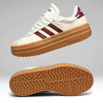 Adidas Sportswear - Sneakers Donna VL Court Bold JQ5642 Off White Shadow Red Crystal Sand