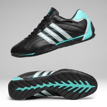 Adidas Originals - Sneaker Adiracer Lo Mercedes KJ1188 Core Black Metallic Silver Semi Mint Rush