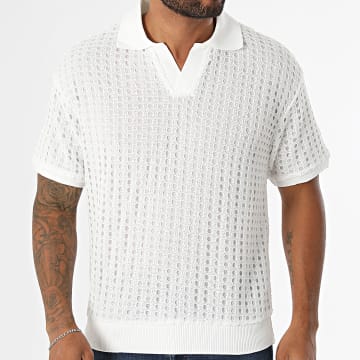 Fusional - Polo Manches Courtes Crochet 602 Blanc