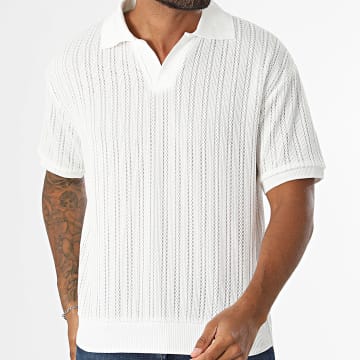 Fusional - Polo Manches Courtes Crochet 604 Blanc