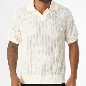 Fusional - Polo Manches Courtes Crochet 604 Beige Clair