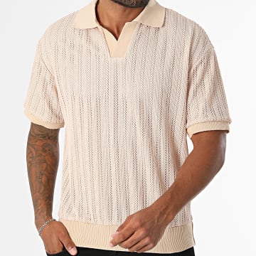 Fusional - Polo Manches Courtes Crochet 604 Beige