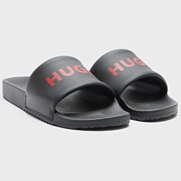 HUGO - Claquettes Timein Slid 50568765 Black