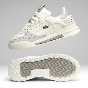 Lacoste - Baskets Femme Slam Break 226 Off White Grey
