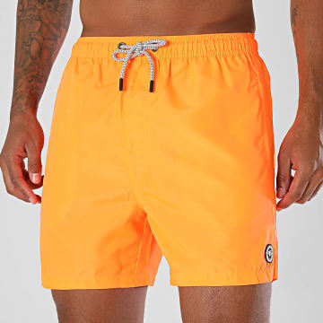 Paname Brothers - Pantalón Corto de baño Max 3 Naranja Flúor